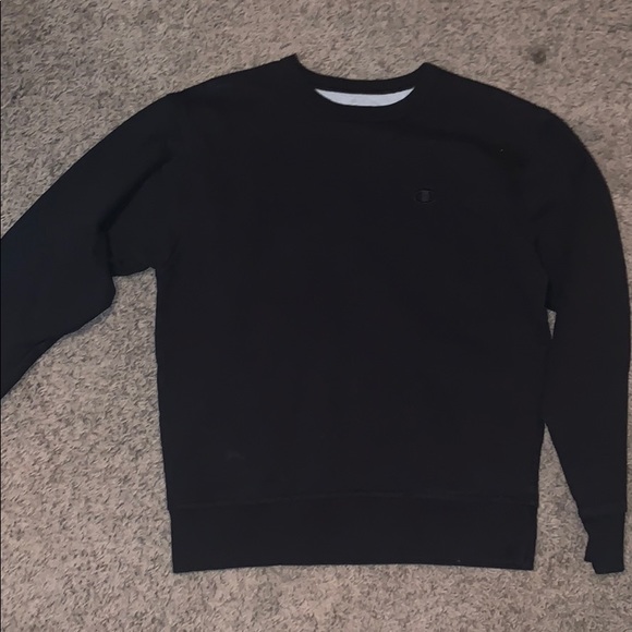 all black champion sweater